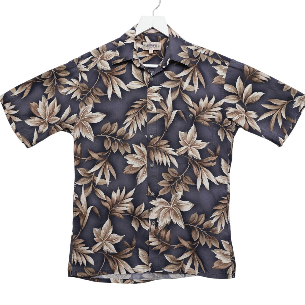 Vintage Campia Moda‎ Floral Print Hawaiian Shirt Size S